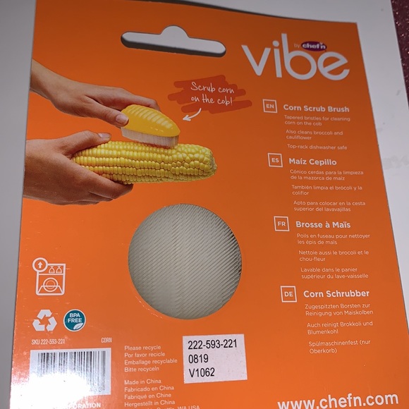 Chef n Vibe garlic chopper & scrub corn brush & avocado slicer - Picture 7 of 8